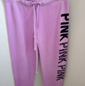 VS PINK cuffed sweat pants